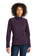 The North Face Women's Chest Logo Ridgewall Soft Shell Jacket - TNF Blackberry Wine