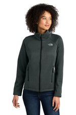 The North Face Women's Chest Logo Ridgewall Soft Shell Jacket - TNF Dark Grey Heather