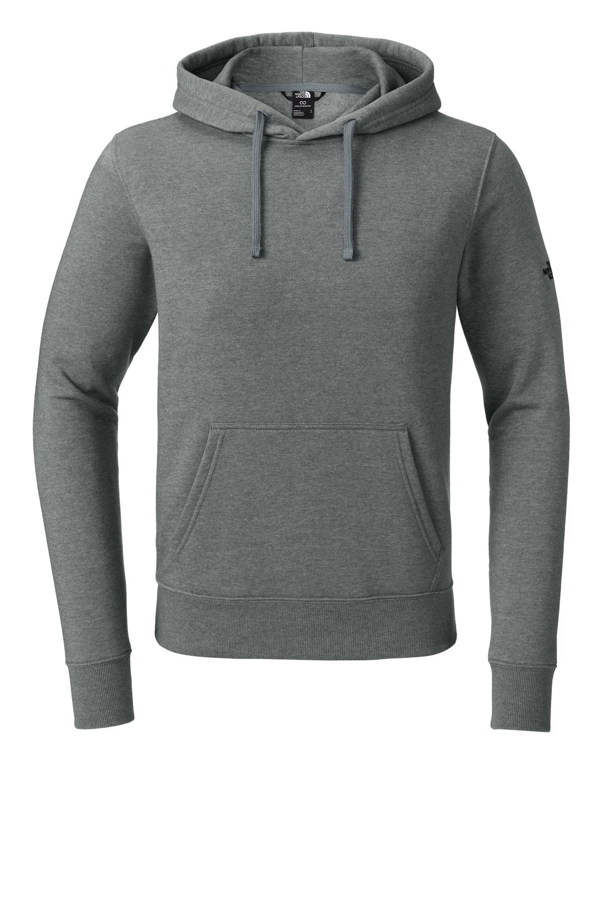 The North Face Sleeve Logo Pullover Hoodie - TNF Medium Grey Heather