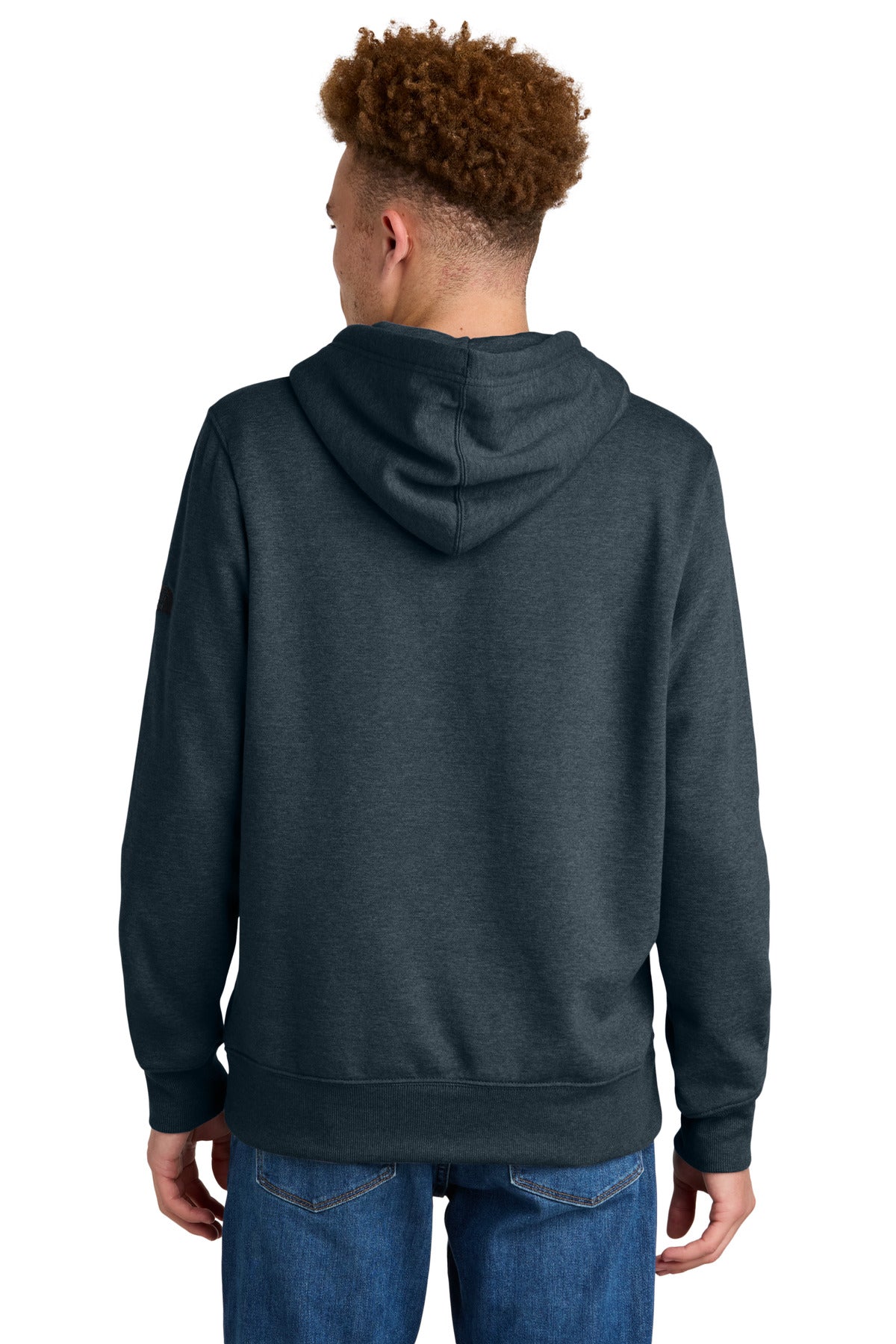 The North Face Sleeve Logo Pullover Hoodie - Urban Navy Heather