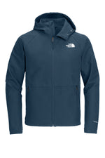The North Face Barr Lake Hooded Soft Shell Jacket - Shady Blue Dark Heather