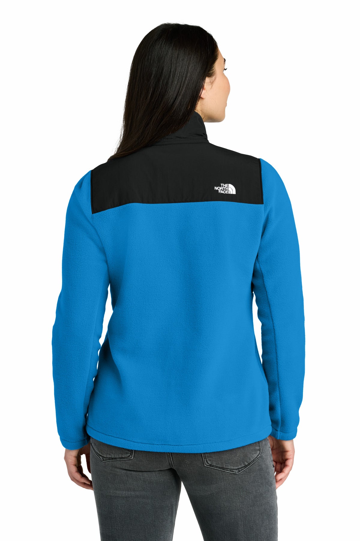 The North Face Women's Highest Peak Full-Zip Fleece Jacket - Hero Blue/ TNF Black