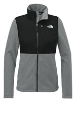 The North Face Women's Highest Peak Full-Zip Fleece Jacket - TNF Medium Grey Heather/ TNF Black