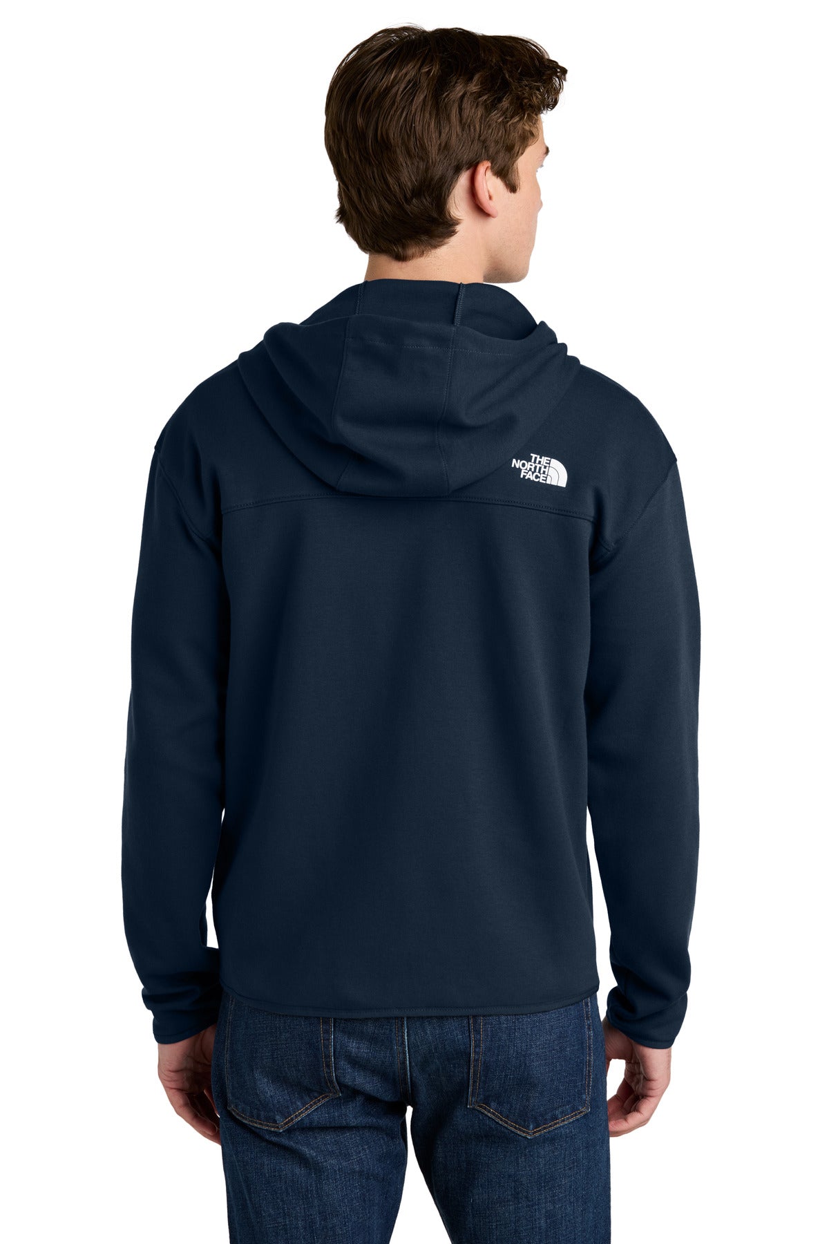 The North Face Double-Knit Full-Zip Hoodie - Summit Navy