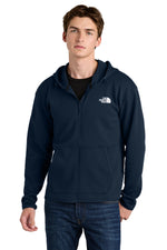 The North Face Double-Knit Full-Zip Hoodie - Summit Navy