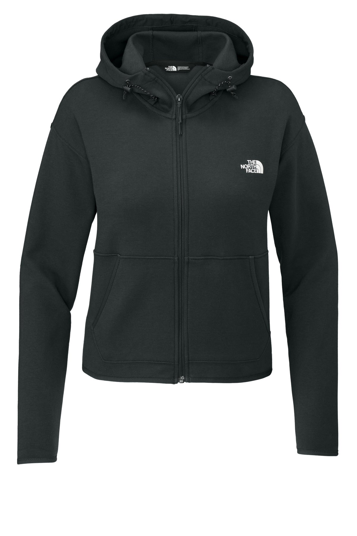 The North Face Women's Double-Knit Full-Zip Hoodie - Asphalt Grey