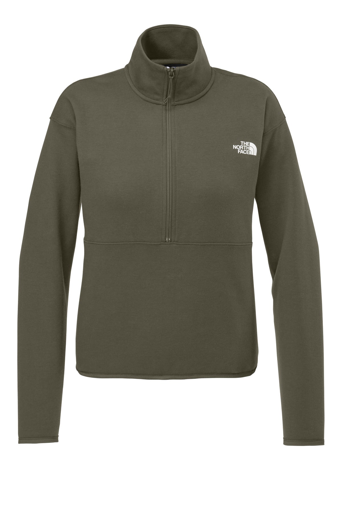 The North Face Women's Double-Knit 1/2-Zip Fleece - New Taupe Green