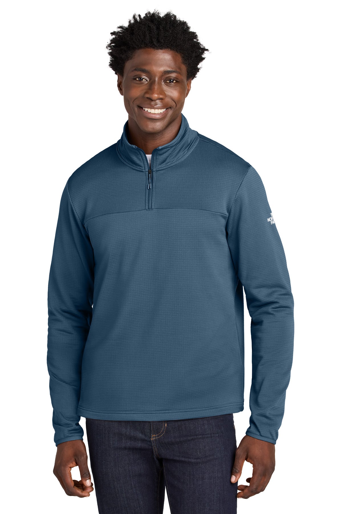 The North Face Aim 1/4-Zip Fleece - Shady Blue