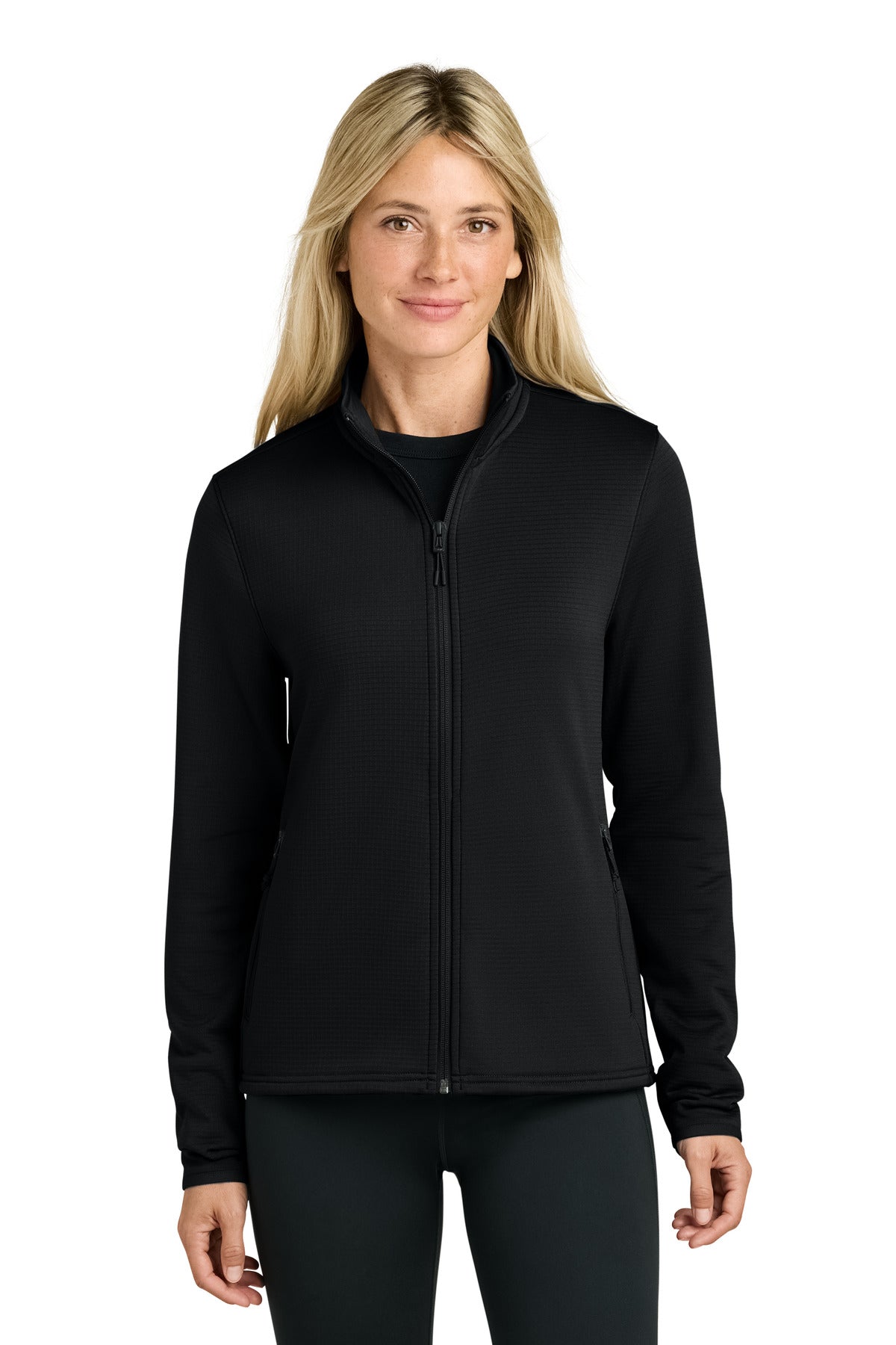 The North Face Women's Aim Full-Zip Fleece Jacket - TNF Black