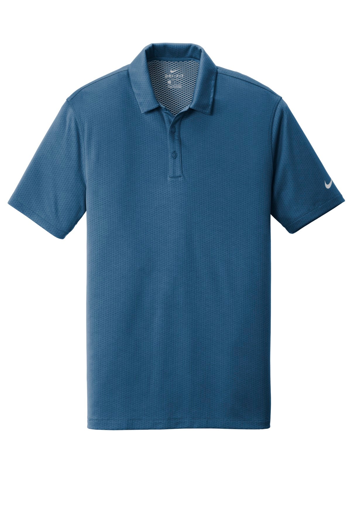 Nike Dri-FIT Hex Textured Polo. - Court Blue