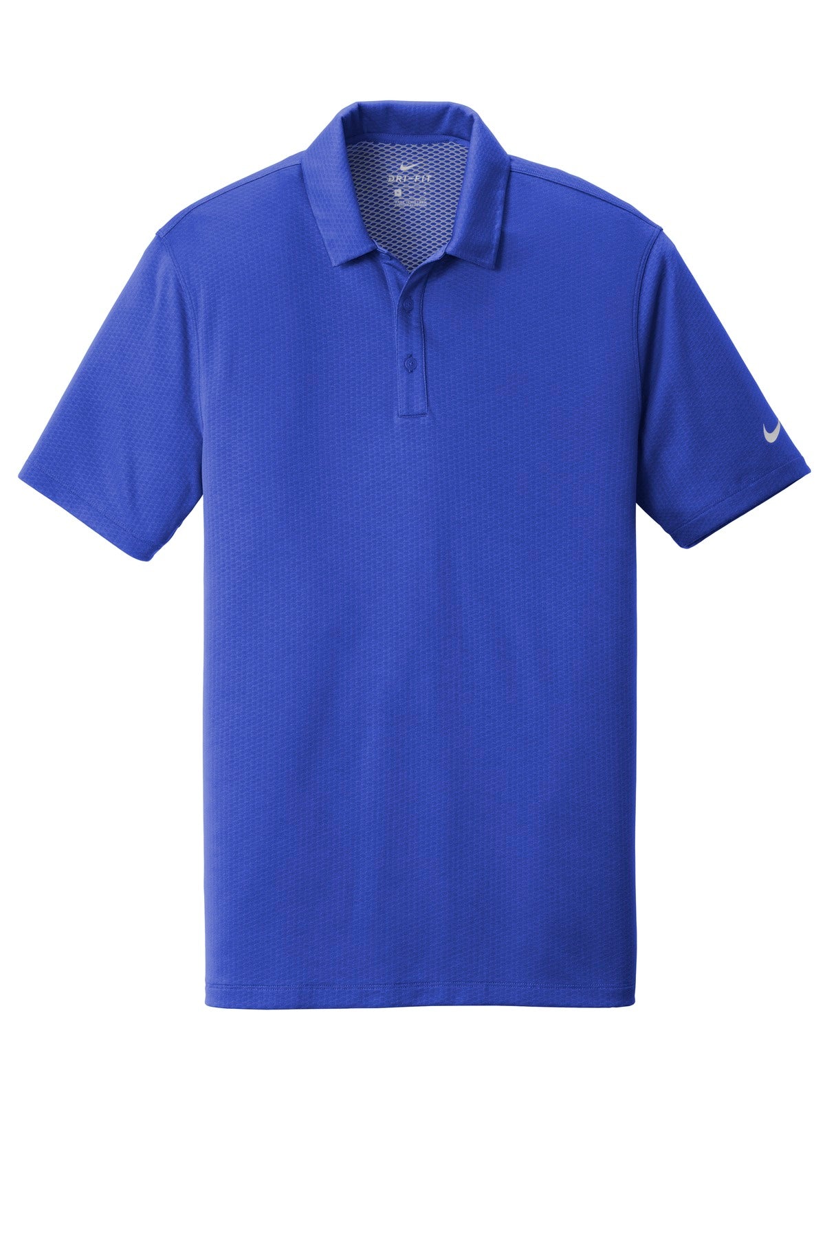 Nike Dri-FIT Hex Textured Polo. - Game Royal