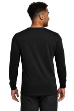 Nike Dri-FIT Cotton/Poly Long Sleeve Tee. - Black