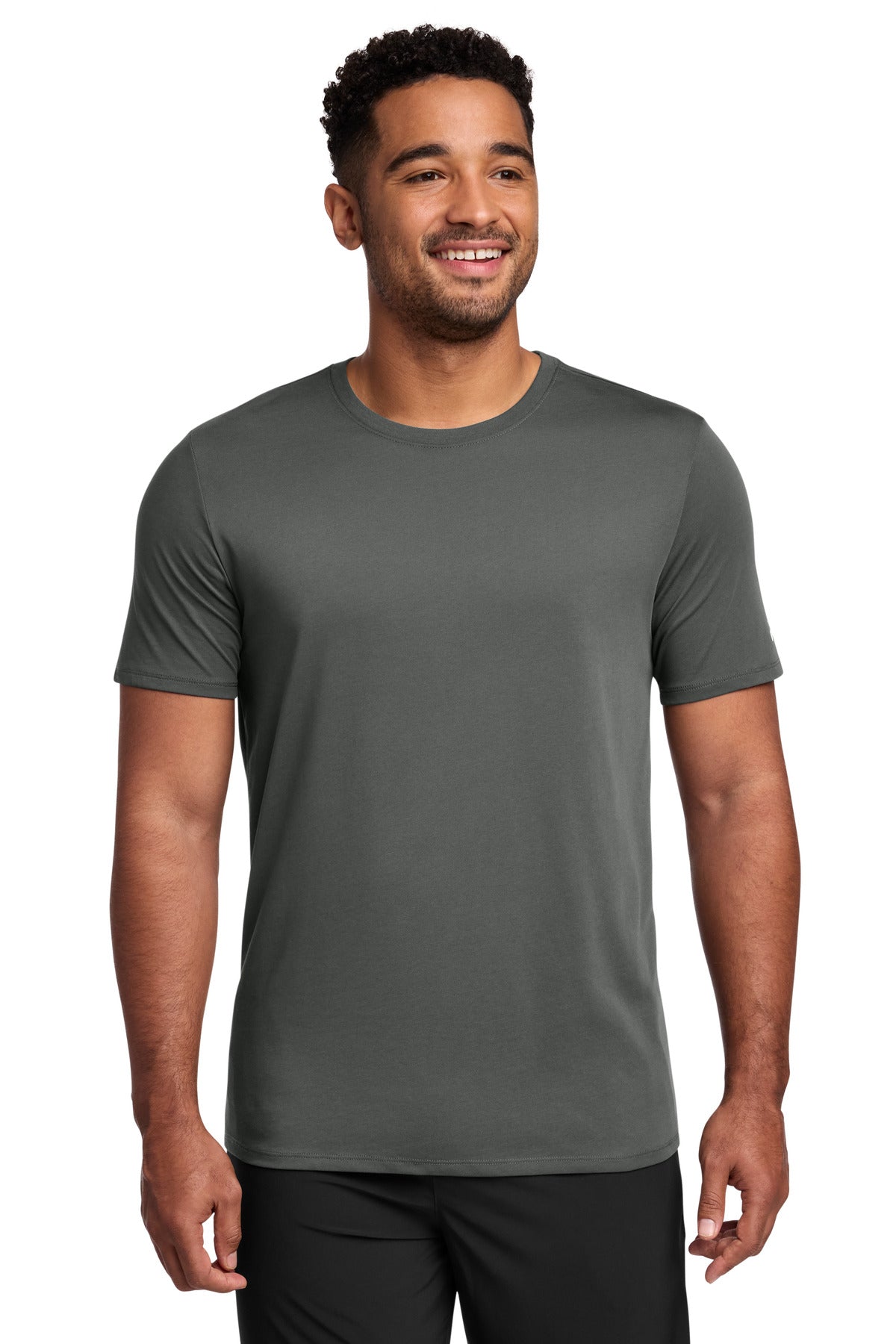 Nike Dri-FIT Cotton/Poly Tee. - Anthracite
