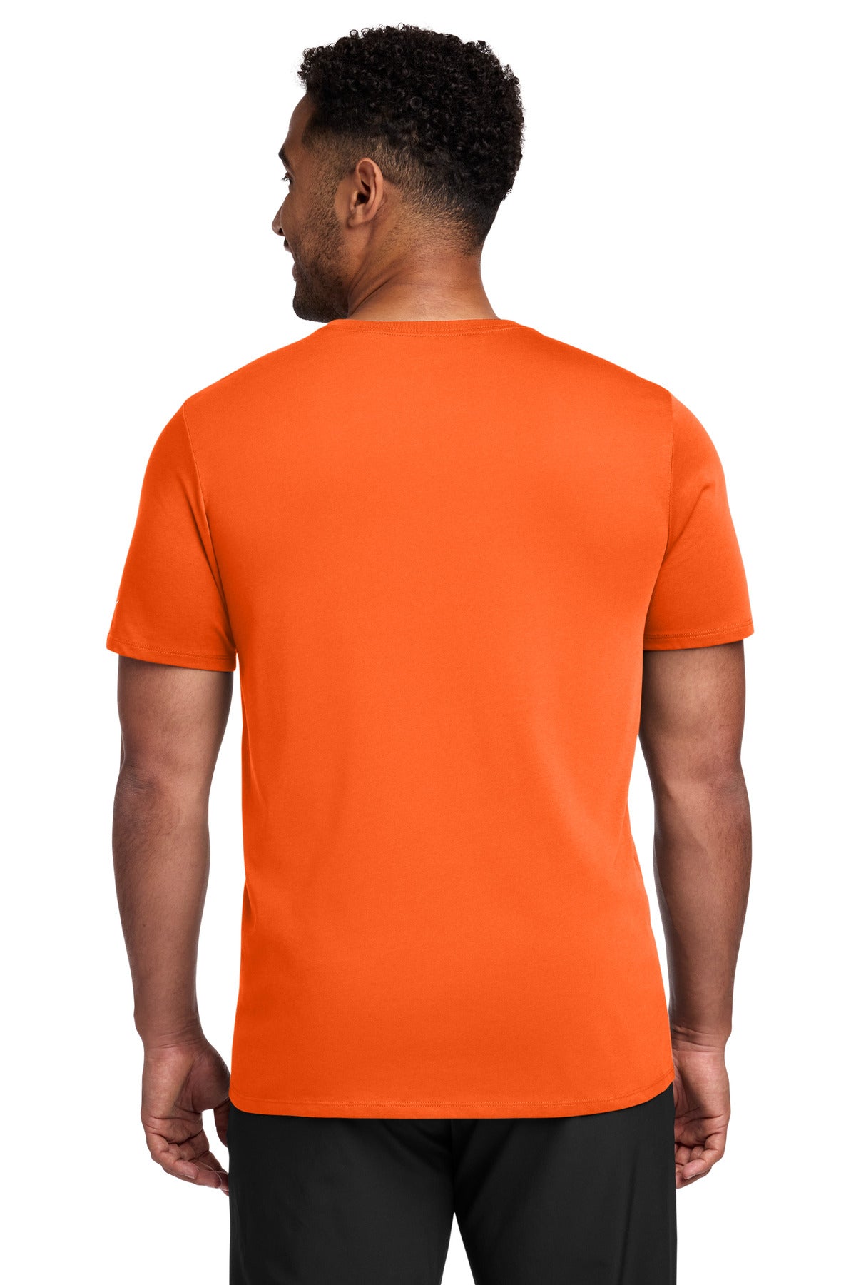 Nike Dri-FIT Cotton/Poly Tee. - Brilliant Orange
