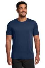 Nike Dri-FIT Cotton/Poly Tee. - College Navy