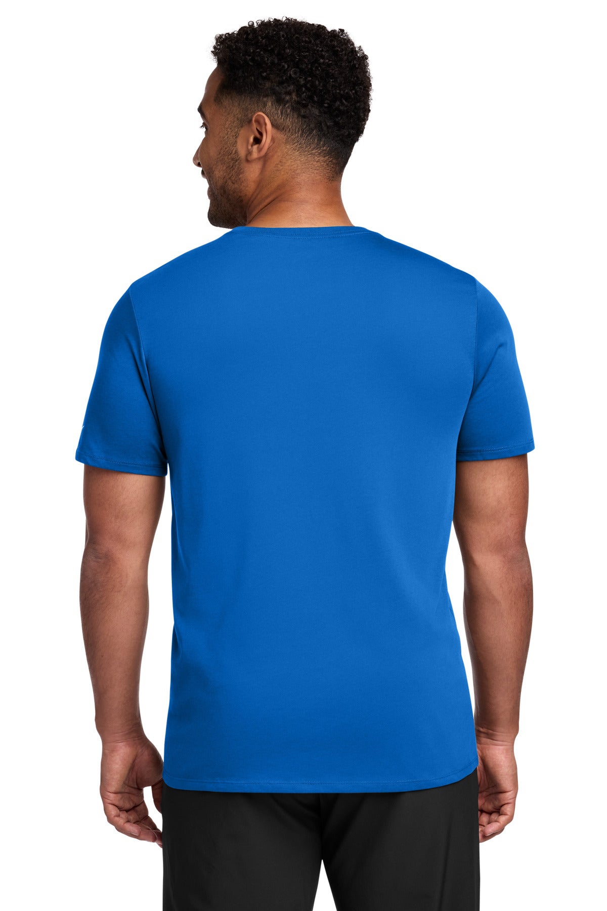 Nike Dri-FIT Cotton/Poly Tee. - Game Royal