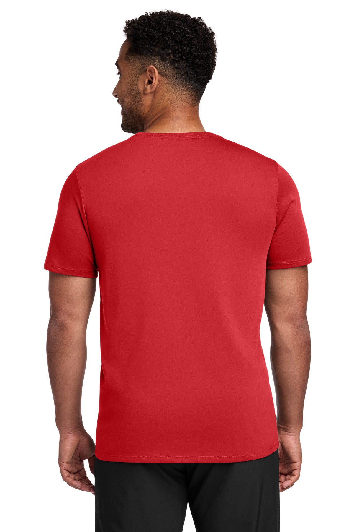 Nike Dri-FIT Cotton/Poly Tee. - Gym Red