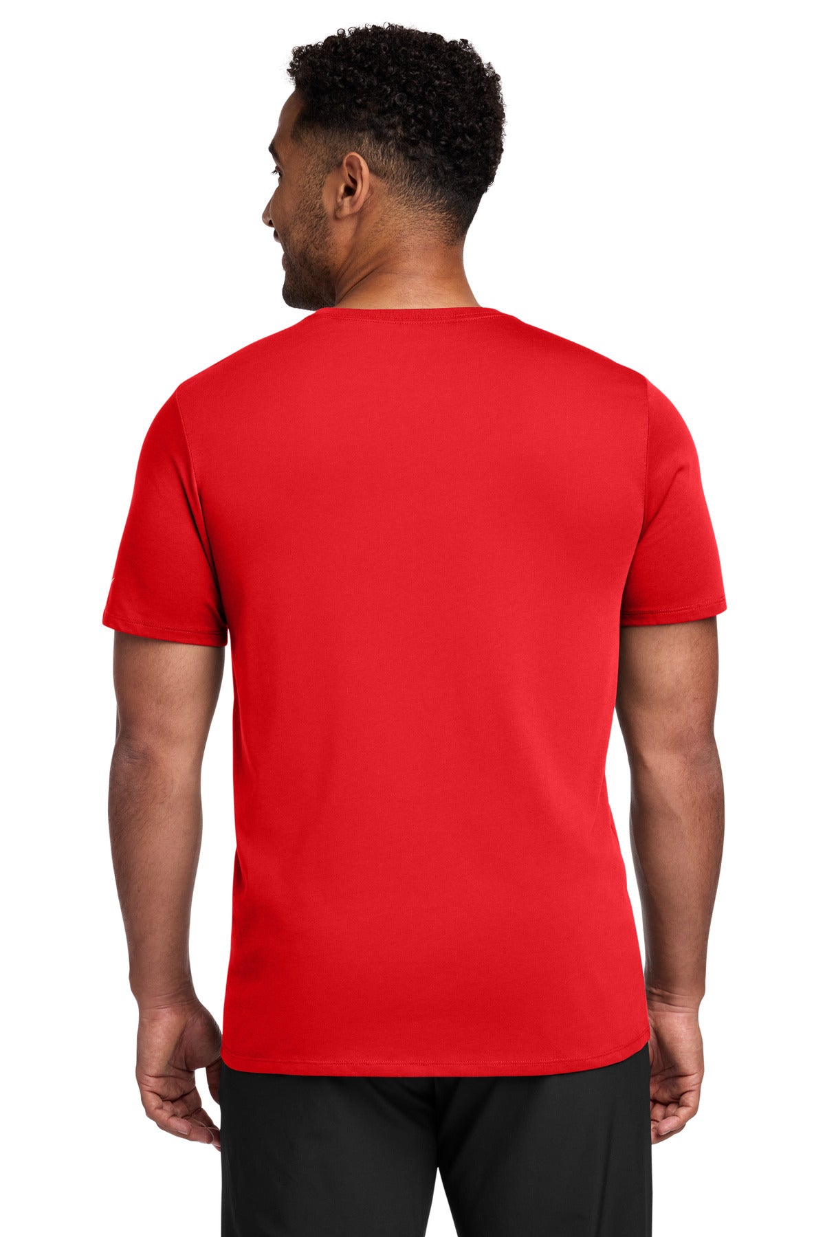 Nike Dri-FIT Cotton/Poly Tee. - University Red