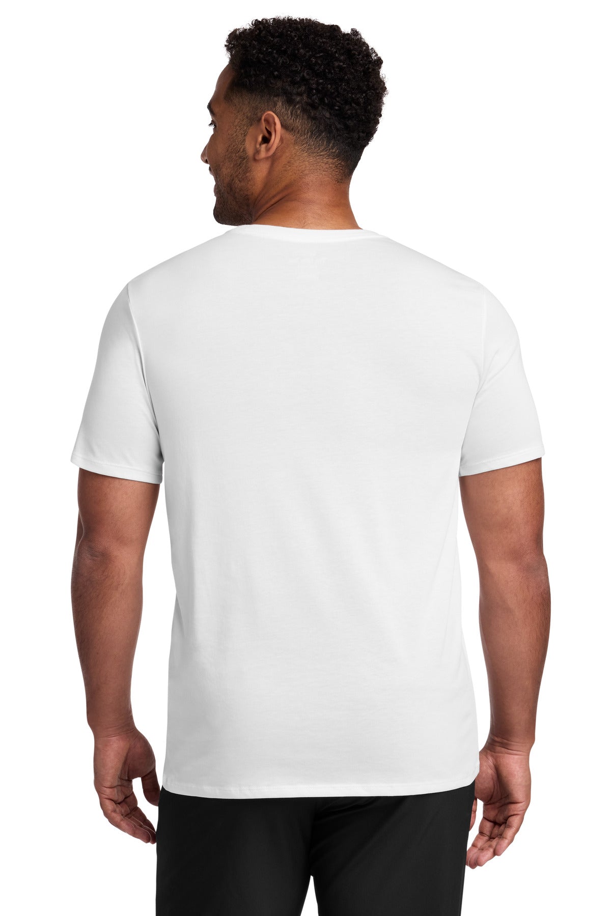 Nike Dri-FIT Cotton/Poly Tee. - White