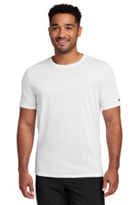 Nike Dri-FIT Cotton/Poly Tee. - White