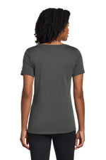Nike Women's Dri-FIT Cotton/Poly Scoop Neck Tee. - Anthracite