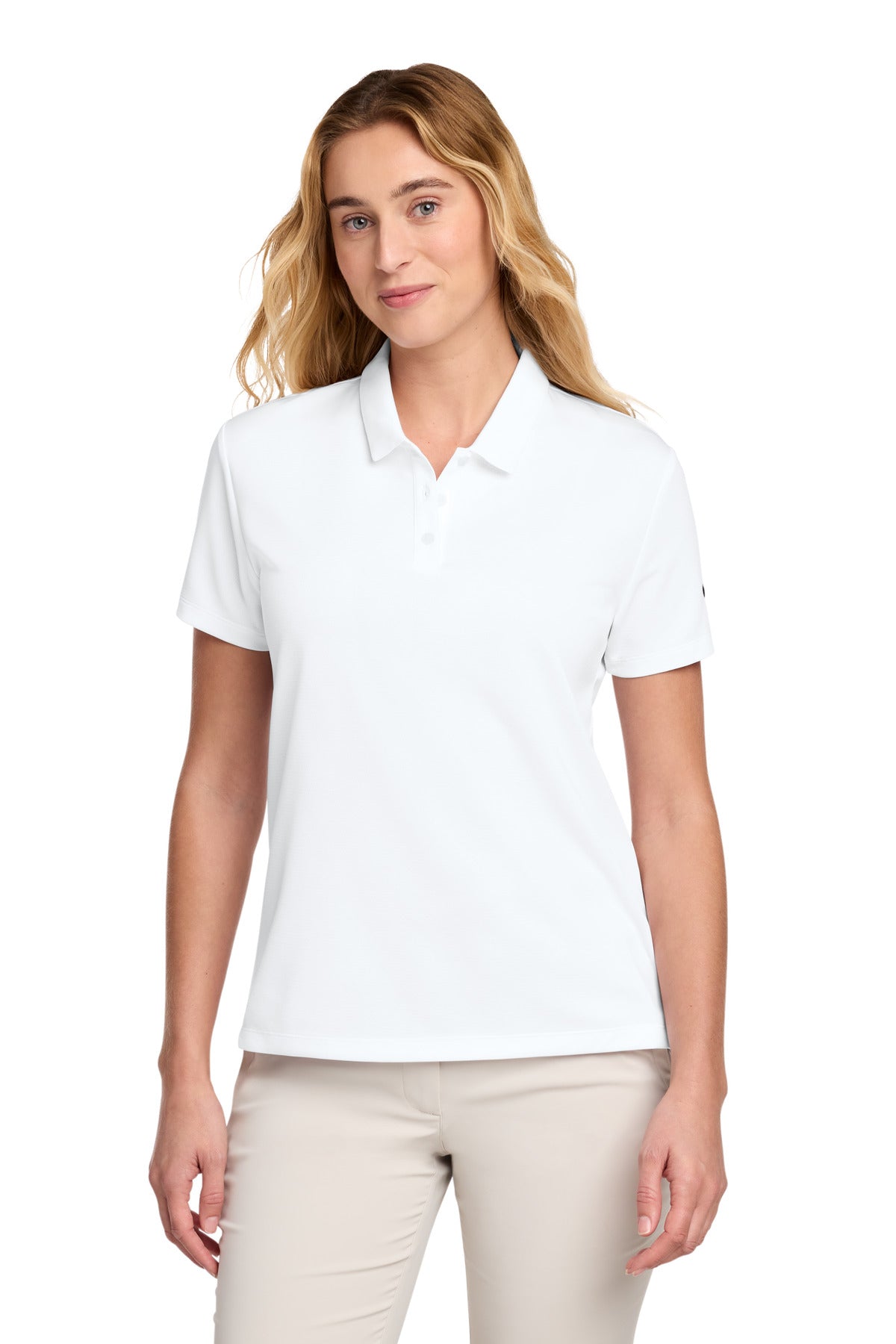 Nike Women's Dry Essential Solid Polo - White