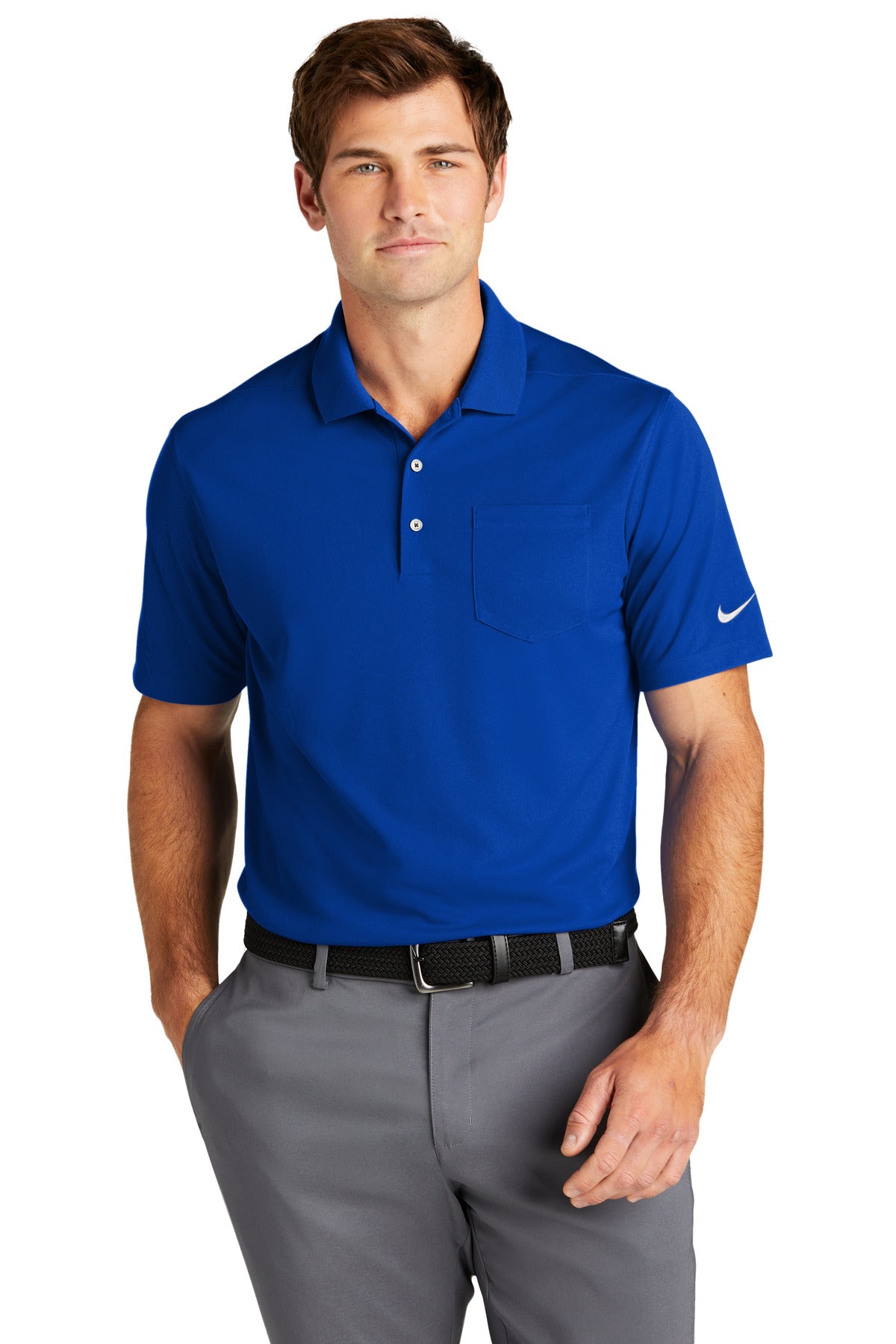 Nike Dri-FIT Micro Pique 2.0 Pocket Polo - Game Royal