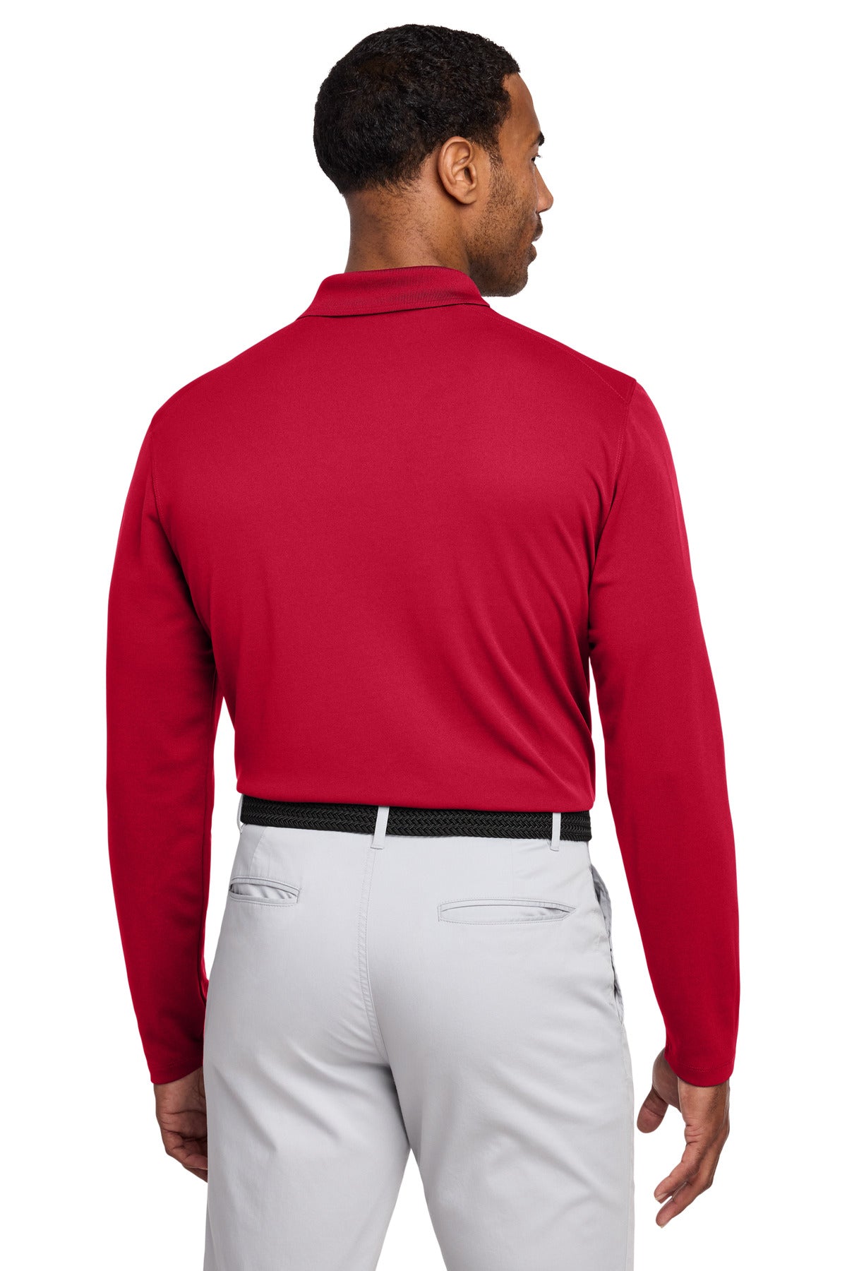 Nike Dri-FIT Micro Pique 2.0 Long Sleeve Polo - University Red