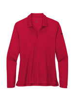 Nike Women's Dri-FIT Micro Pique 2.0 Long Sleeve Polo - University Red