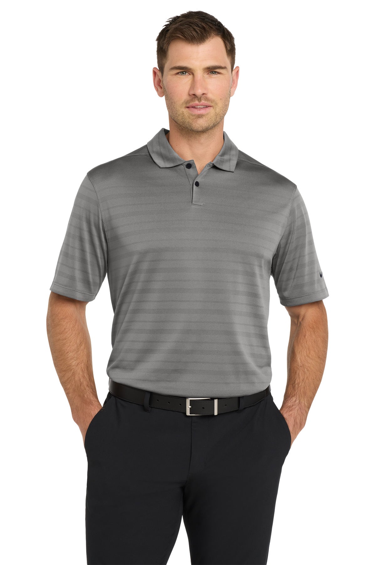 Nike Dri-FIT Vapor Jacquard Polo - Dark Grey