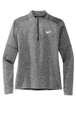 Nike Women's Dri-FIT Element 1/2-Zip Top - Black Heather