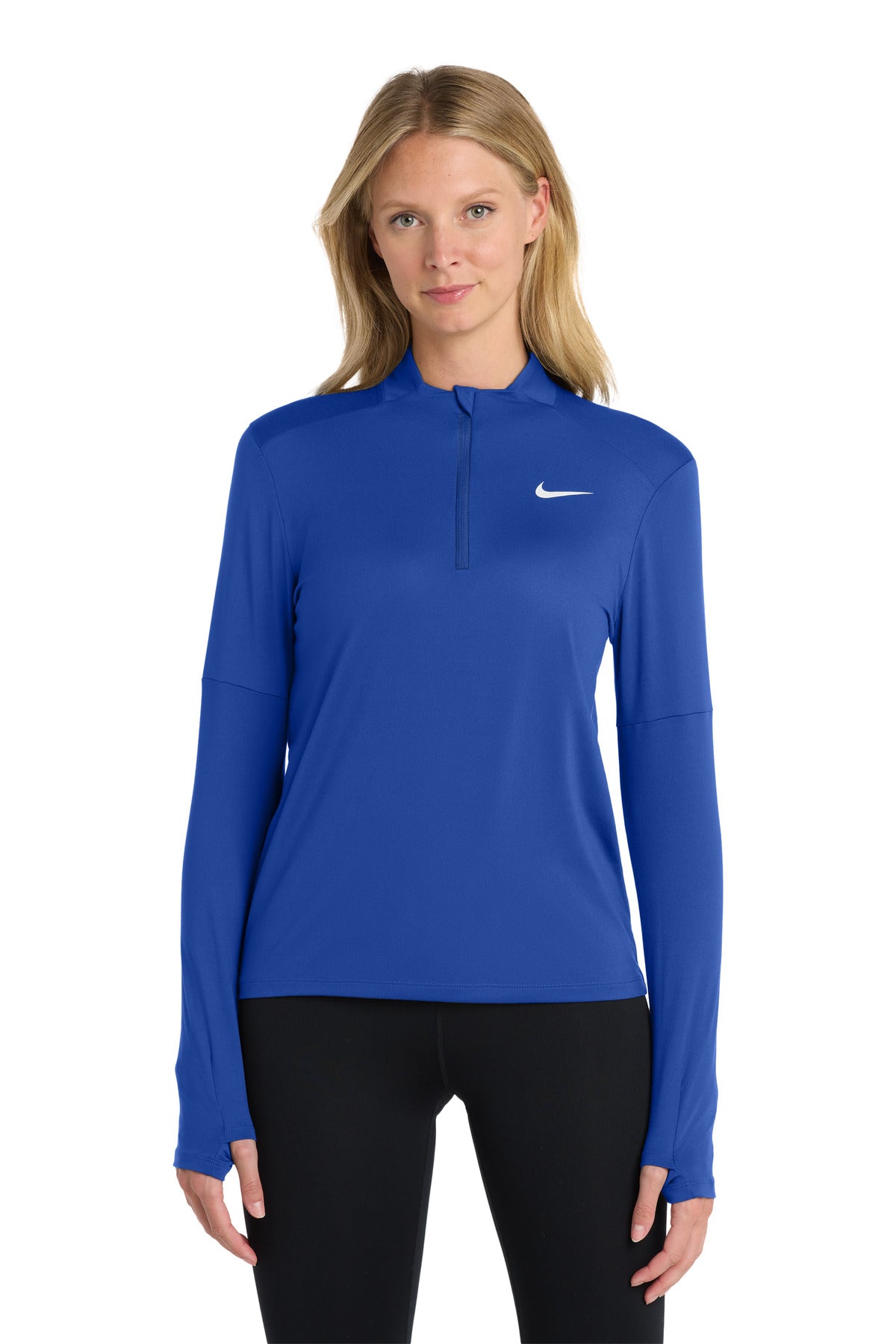 Nike Women's Dri-FIT Element 1/2-Zip Top - Royal