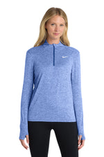 Nike Women's Dri-FIT Element 1/2-Zip Top - Royal Heather