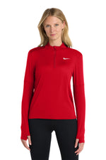 Nike Women's Dri-FIT Element 1/2-Zip Top - Scarlet