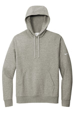 Nike Club Fleece Sleeve Swoosh Pullover Hoodie - Dark Grey Heather