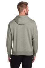 Nike Club Fleece Sleeve Swoosh Pullover Hoodie - Dark Grey Heather