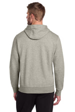 Nike Club Fleece Sleeve Swoosh Full-Zip Hoodie - Dark Grey Heather