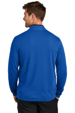 Nike Textured 1/2-Zip Cover-Up - Gym Blue