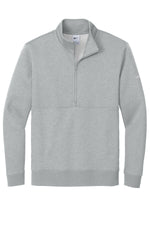 Nike Club Fleece Sleeve Swoosh 1/2-Zip - Dark Grey Heather