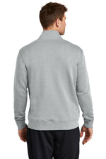 Nike Club Fleece Sleeve Swoosh 1/2-Zip - Dark Grey Heather