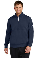Nike Club Fleece Sleeve Swoosh 1/2-Zip - Midnight Navy
