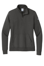 Nike Women's Club Fleece Sleeve Swoosh 1/2-Zip - Anthracite