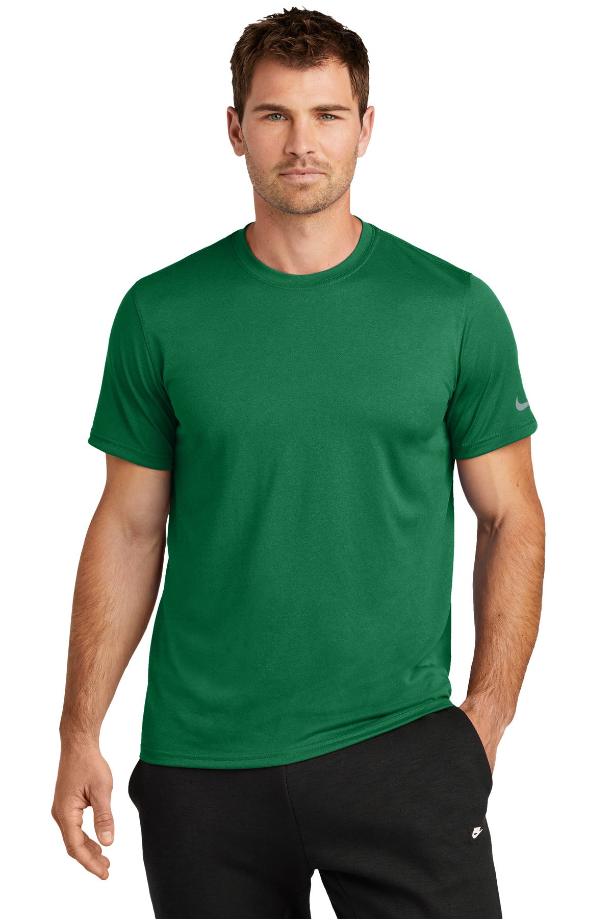 Nike Swoosh Sleeve rLegend Tee - Gorge Green