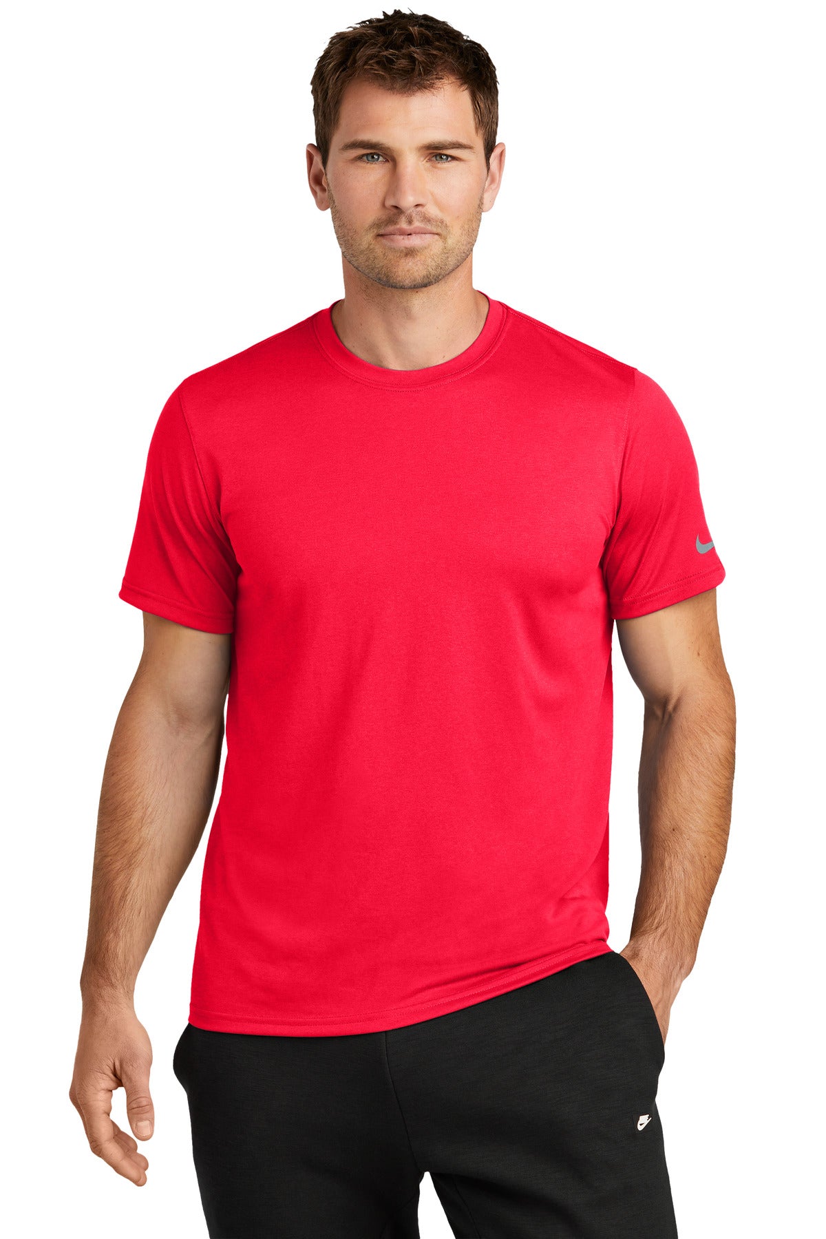 Nike Swoosh Sleeve rLegend Tee - University Red