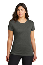 Nike Women's Swoosh Sleeve rLegend Tee - Dark Smoke Heather
