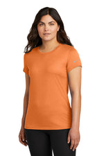 Nike Women's Swoosh Sleeve rLegend Tee - Desert Orange