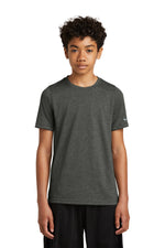 Nike Youth Swoosh Sleeve rLegend Tee - Dark Smoke Heather