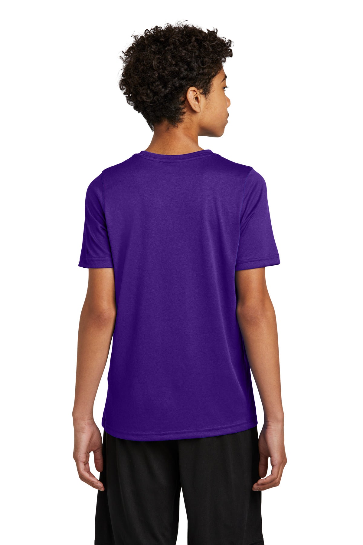 Nike Youth Swoosh Sleeve rLegend Tee - Court Purple
