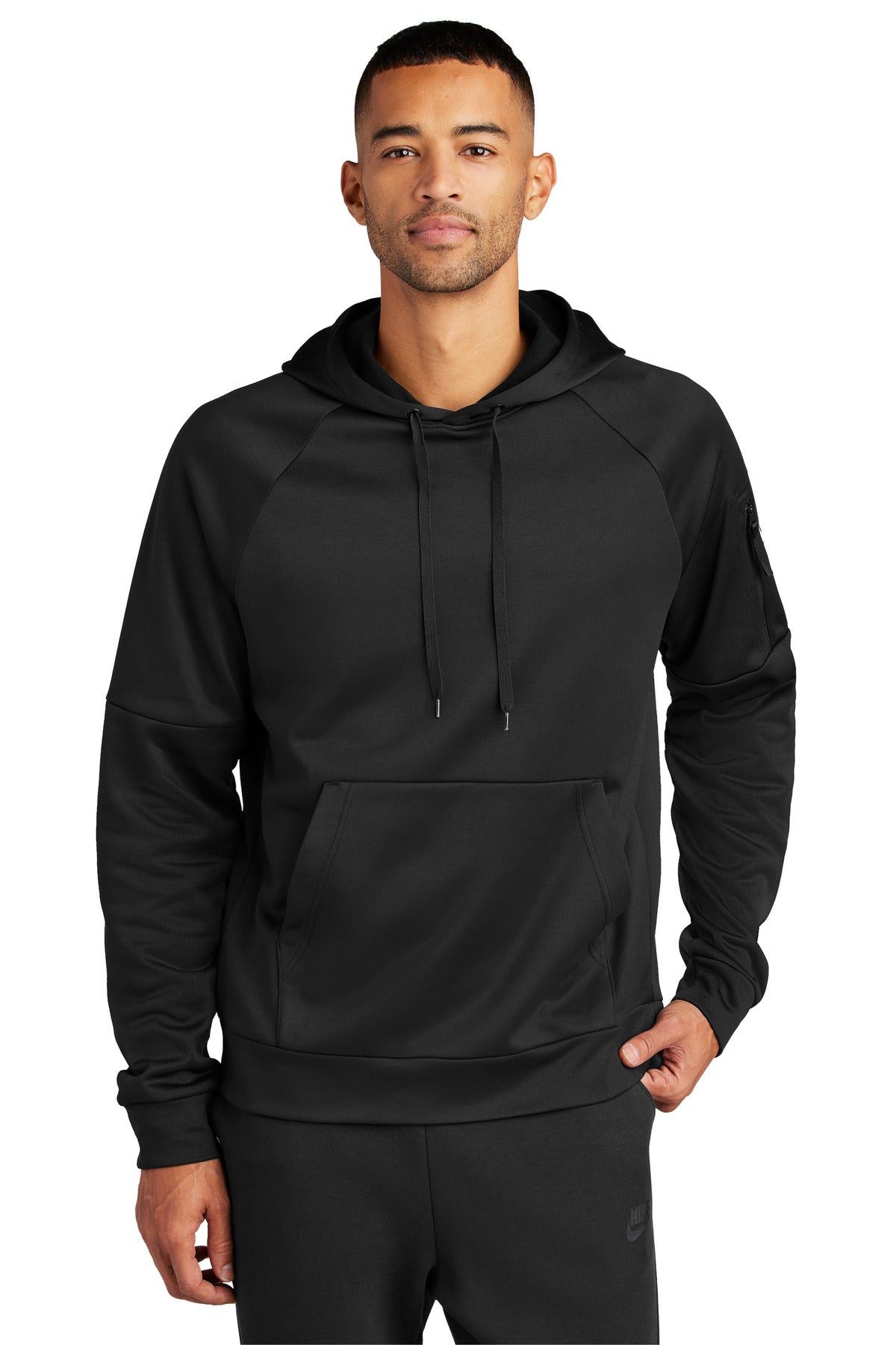 Nike Therma-FIT Pocket Pullover Fleece Hoodie - Black