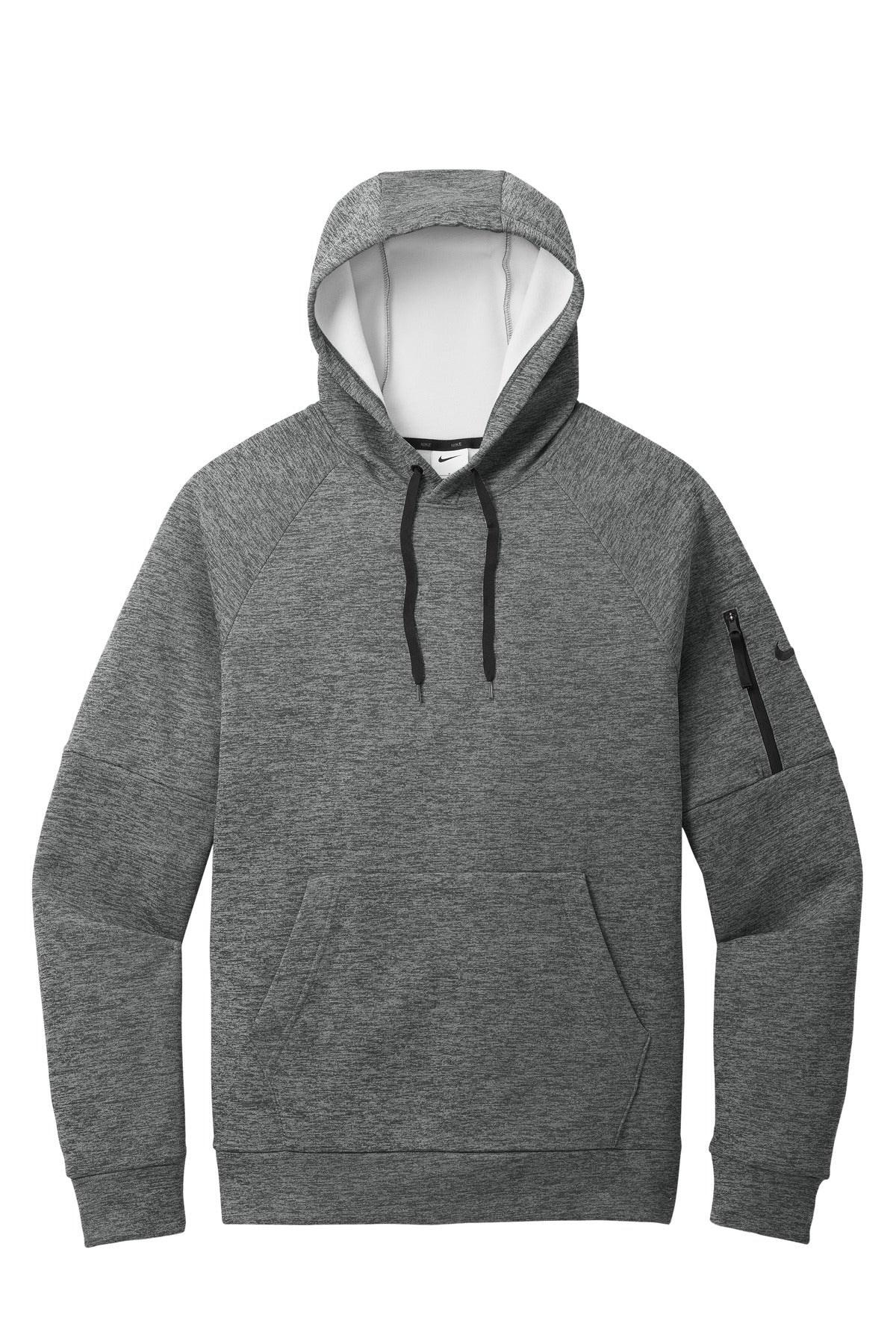 Nike Therma-FIT Pocket Pullover Fleece Hoodie - Charcoal Heather